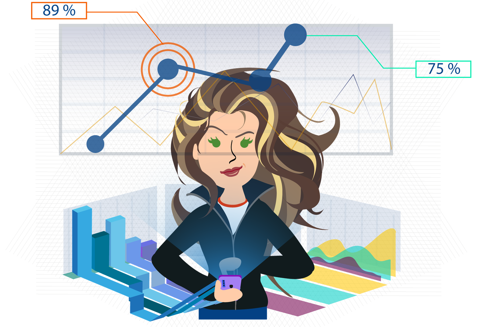 Traders Illustration